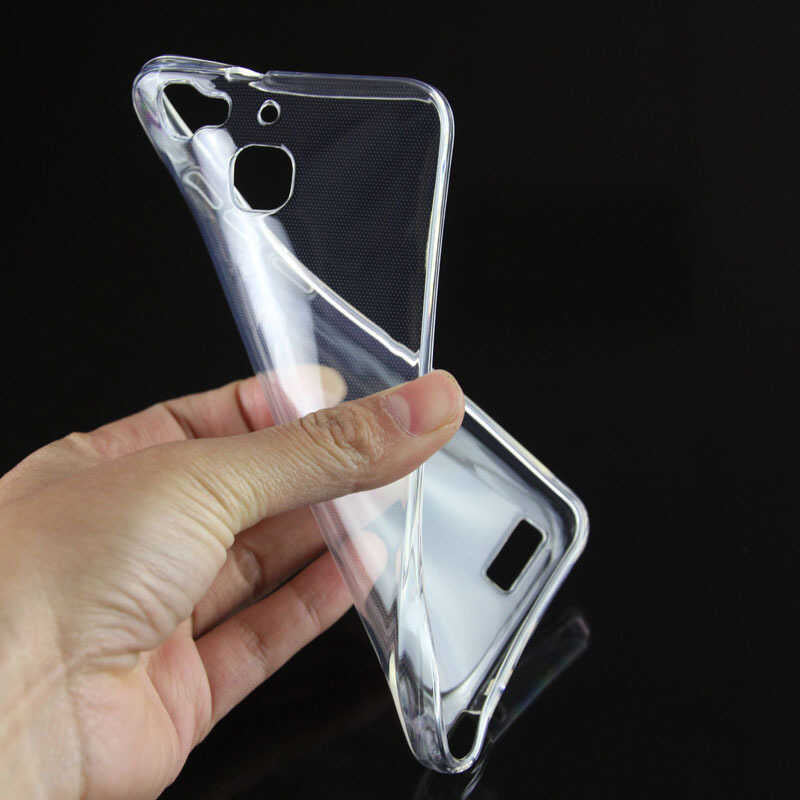 Huawei G8 Kılıf Zore Süper Silikon Kapak Renksiz