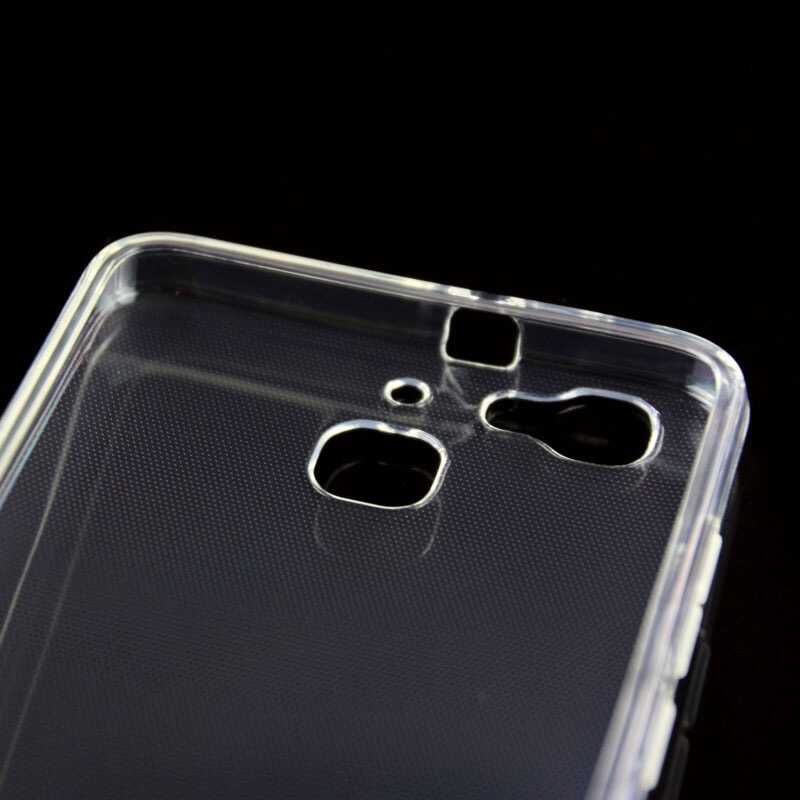 Huawei G8 Kılıf Zore Süper Silikon Kapak Renksiz