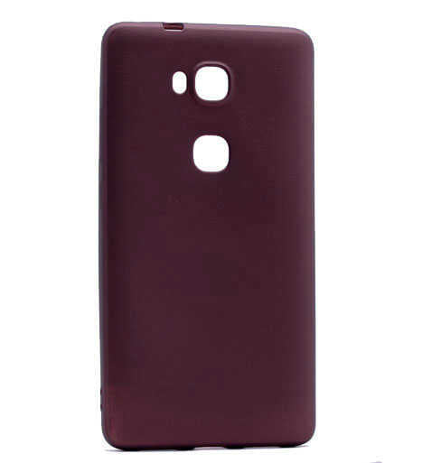Huawei GR5 Kılıf Zore Premier Silikon Kapak Mürdüm