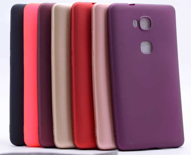 Huawei GR5 Kılıf Zore Premier Silikon Kapak Siyah