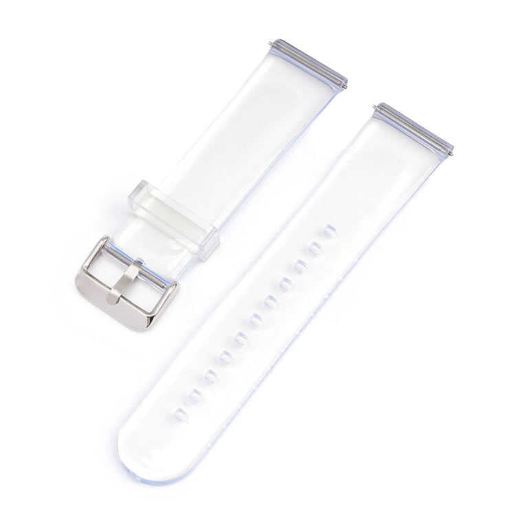Huawei GT2 42mm KRD-13 Şeffaf Silikon Kordon Renksiz