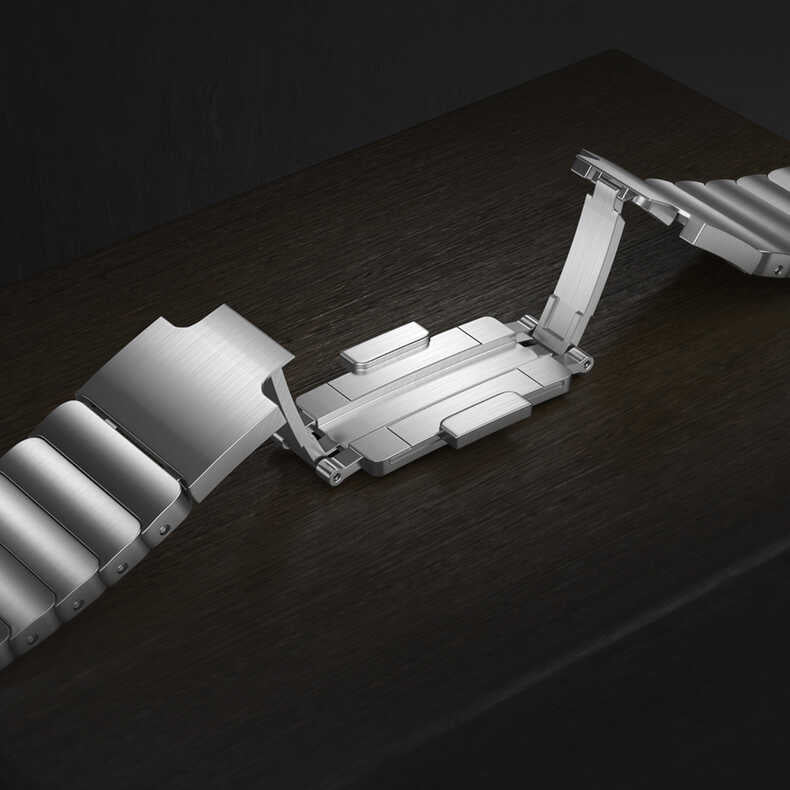 Huawei GT2 46mm KRD-35 22mm Metal Kordon Gümüş