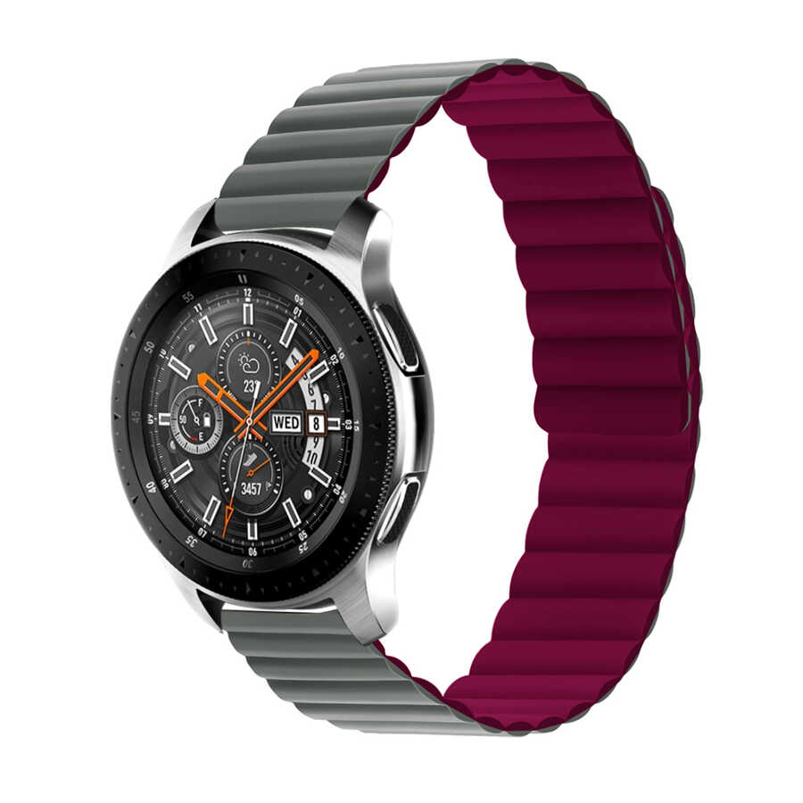 Huawei GT2 46mm KRD-52 Kordon Gri-Kırmızı
