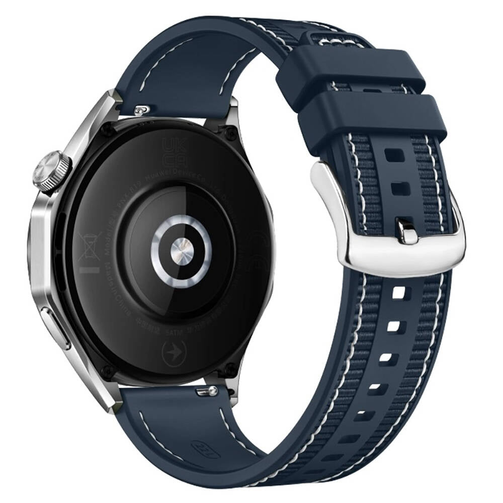 Huawei GT2 46mm Zore KRD-102 22mm Silikon Kordon Mavi