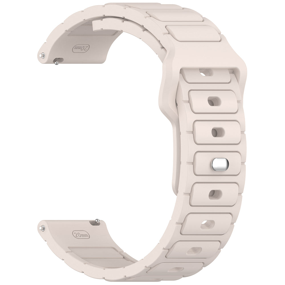 Huawei GT2 46mm Zore KRD-132 22mm Silikon Kordon Strap Kayış Beyaz
