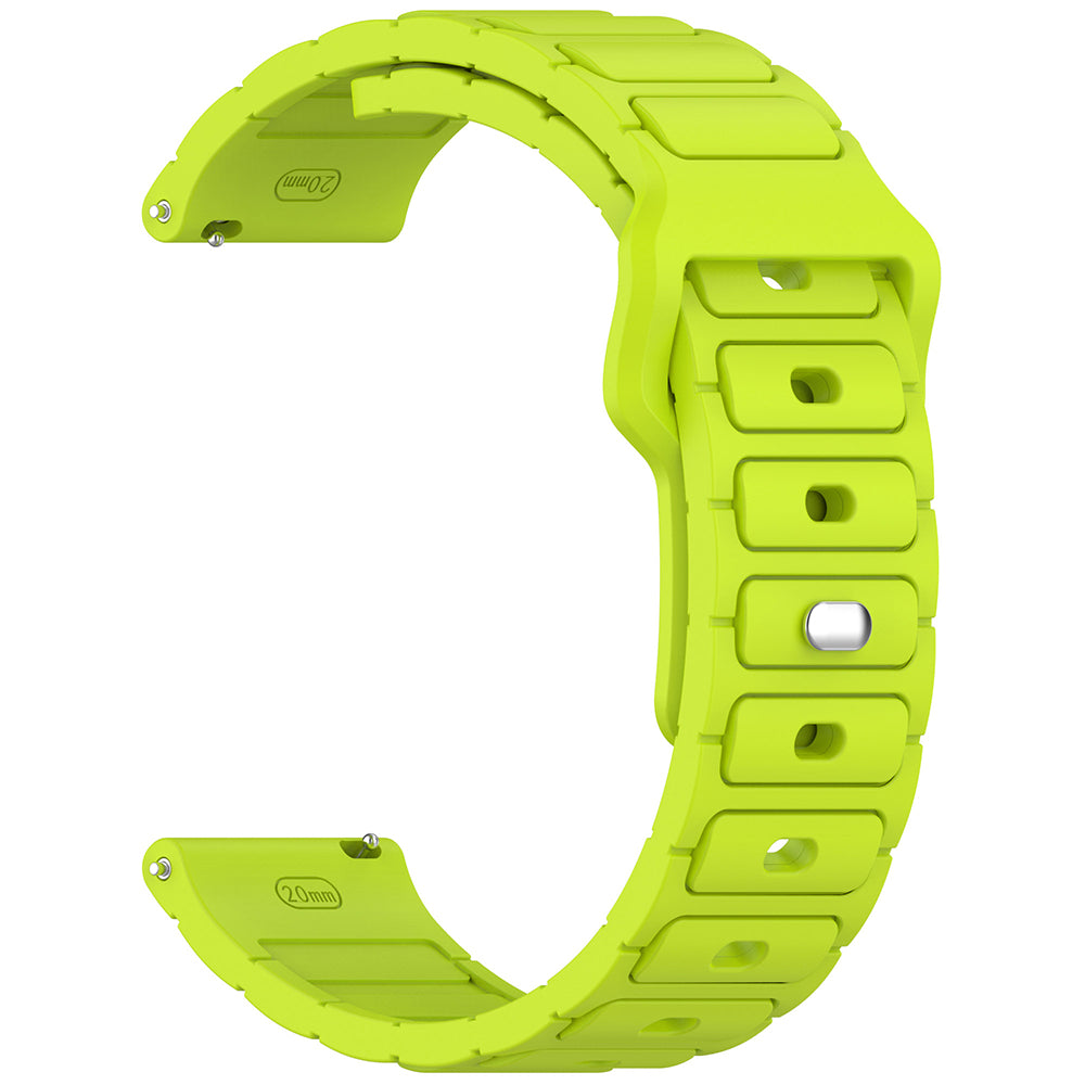 Huawei GT2 46mm Zore KRD-132 22mm Silikon Kordon Strap Kayış Koyu Yeşil