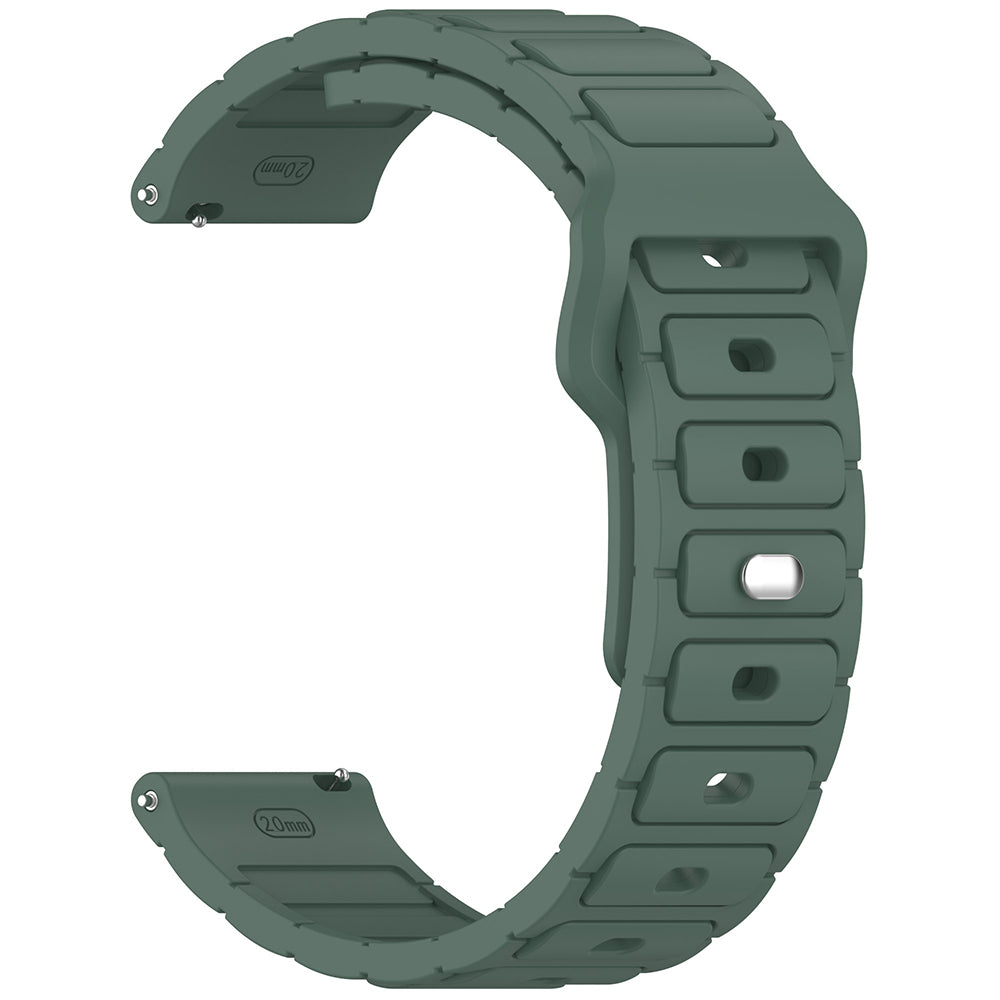 Huawei GT2 46mm Zore KRD-132 22mm Silikon Kordon Strap Kayış Yeşil