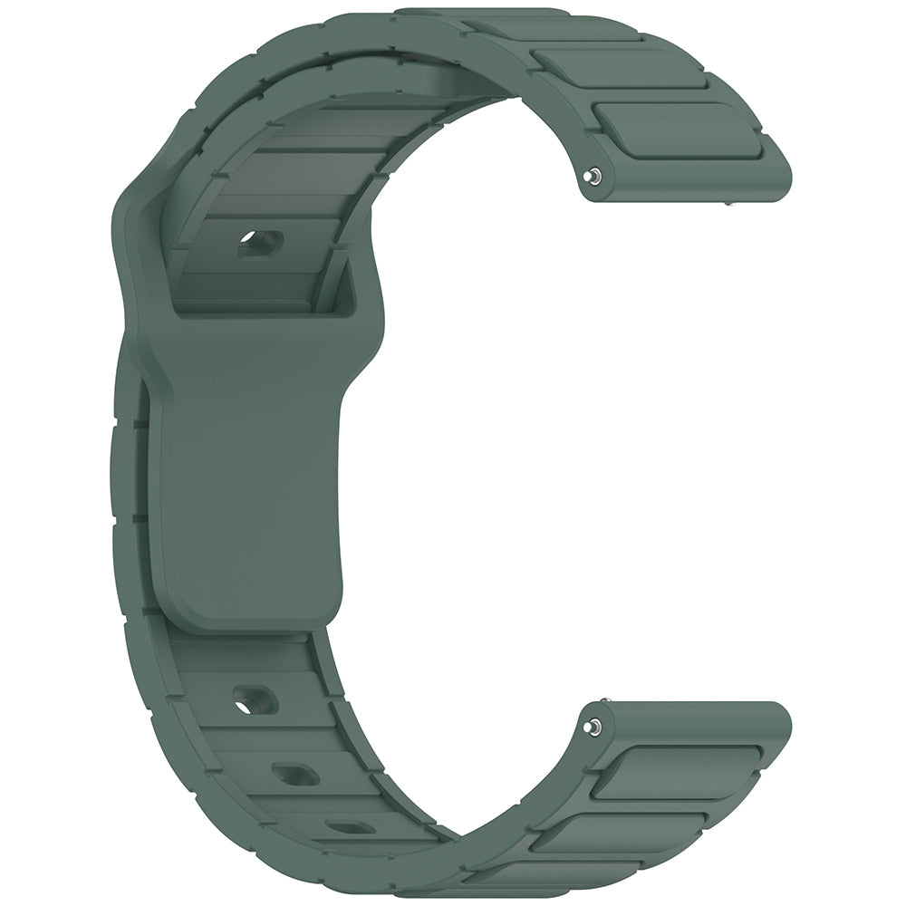 Huawei GT2 46mm Zore KRD-132 22mm Silikon Kordon Strap Kayış Koyu Yeşil