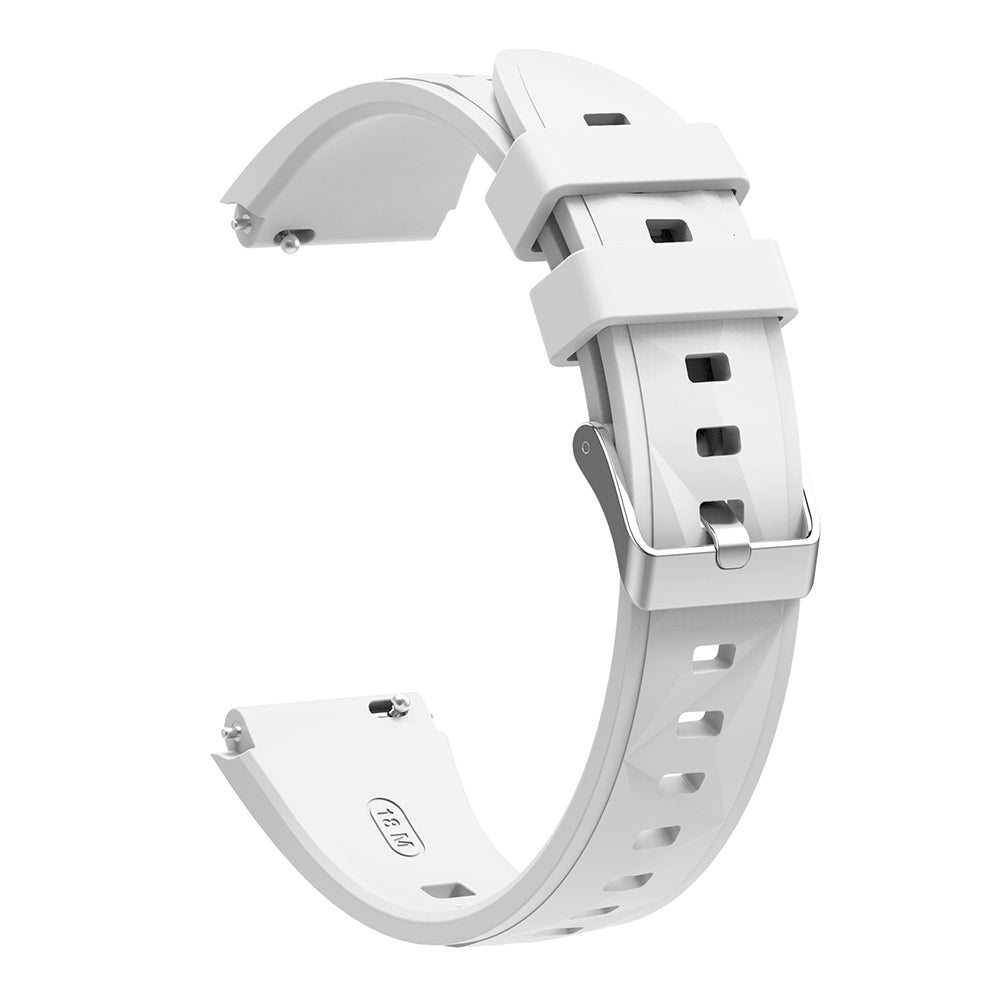 Huawei GT4 41mm Zore KRD-129 18mm Silikon Kordon Strap Kayış Pembe