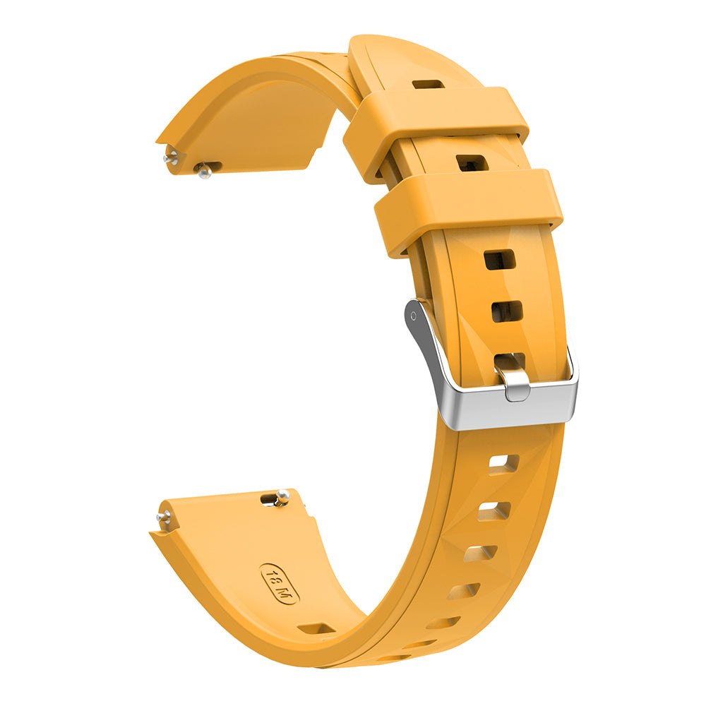Huawei GT4 41mm Zore KRD-129 18mm Silikon Kordon Strap Kayış Pembe