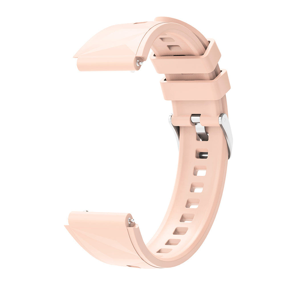 Huawei GT4 41mm Zore KRD-129 18mm Silikon Kordon Strap Kayış Starlight