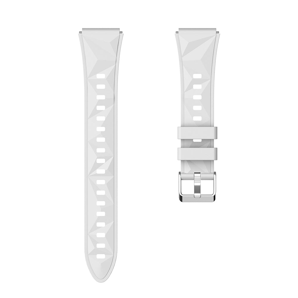 Huawei GT4 41mm Zore KRD-129 18mm Silikon Kordon Strap Kayış Kırmızı