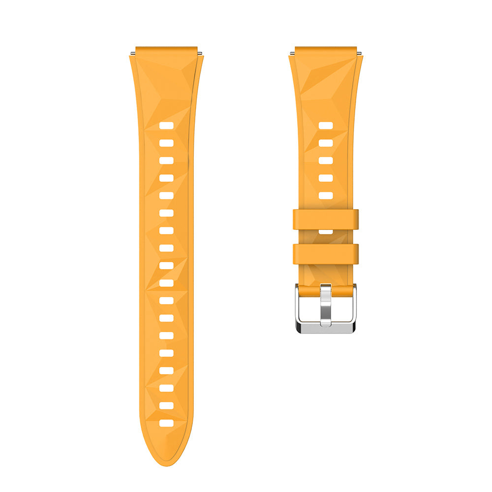 Huawei GT4 41mm Zore KRD-129 18mm Silikon Kordon Strap Kayış Pembe