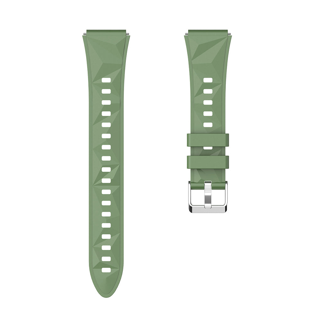 Huawei GT4 41mm Zore KRD-129 18mm Silikon Kordon Strap Kayış Starlight
