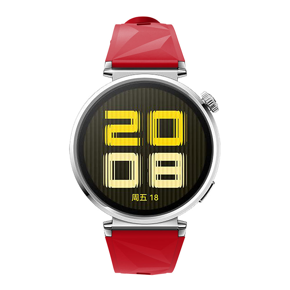 Huawei GT4 41mm Zore KRD-129 18mm Silikon Kordon Strap Kayış Yeşil