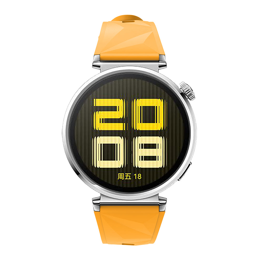 Huawei GT4 41mm Zore KRD-129 18mm Silikon Kordon Strap Kayış Starlight