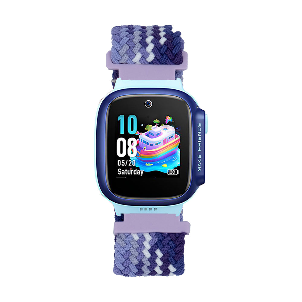 Huawei GT4 41mm Zore KRD-139 18mm Çocuklara Özel Örgü Kordon Lacivert