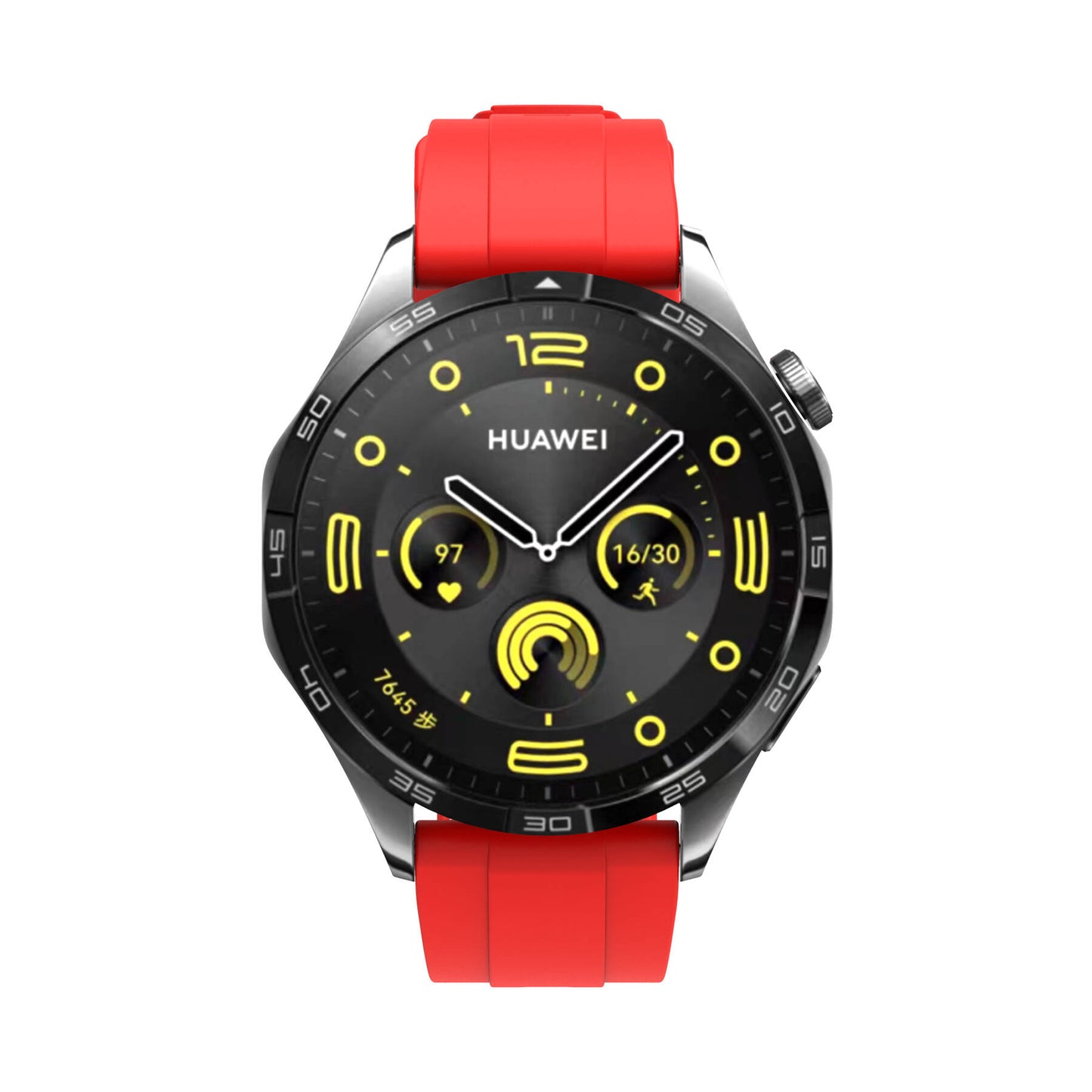 Huawei GT4 41mm Zore KRD-95 22mm Silikon Kordon Gri