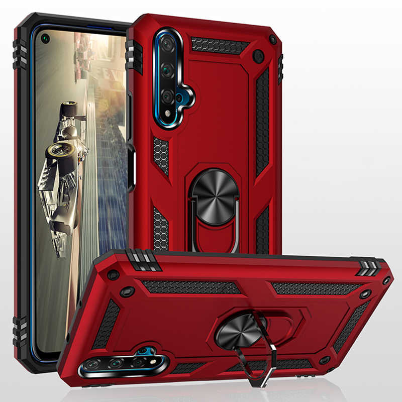 Huawei Honor 20 Kılıf Zore Vega Kapak Gold