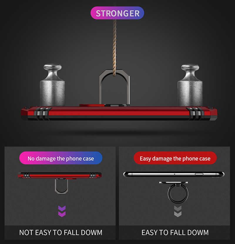 Huawei Honor 20 Kılıf Zore Vega Kapak Kırmızı