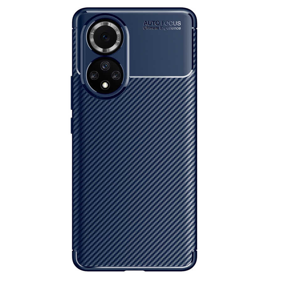 Huawei Honor 50 Kılıf Zore Negro Silikon Kapak Lacivert