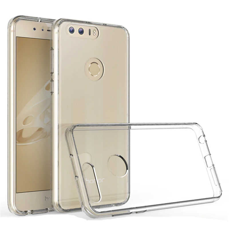 Huawei Honor 8 Kılıf Zore Süper Silikon Kapak Renksiz