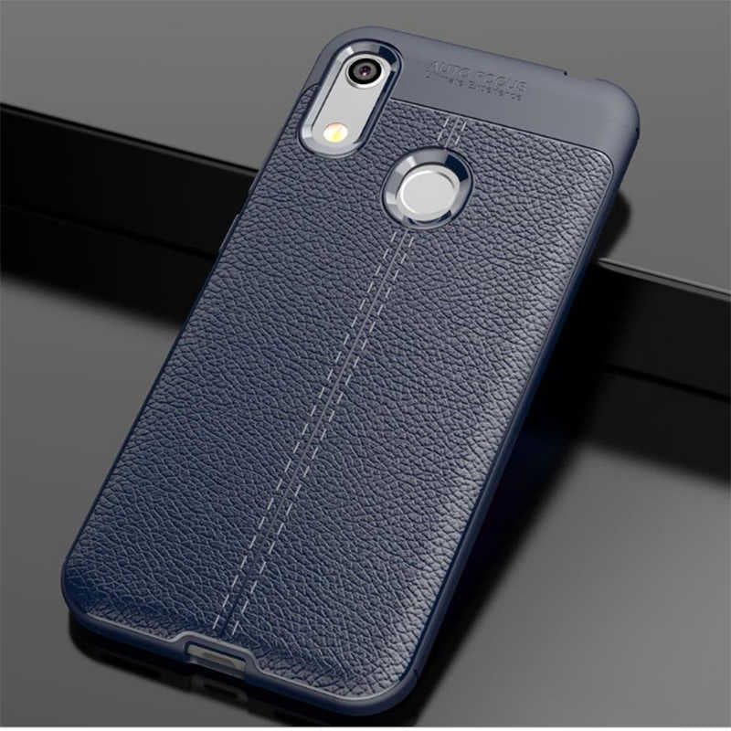 Huawei Honor 8A Kılıf Zore Niss Silikon Kapak Lacivert