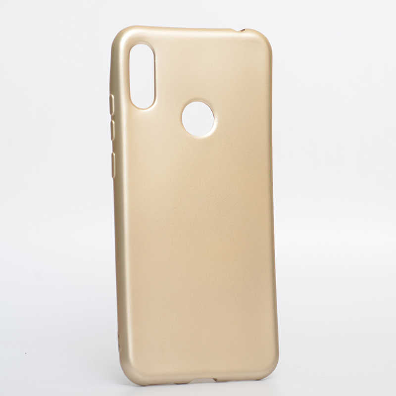 Huawei Honor 8A Kılıf Zore Premier Silikon Kapak Gold