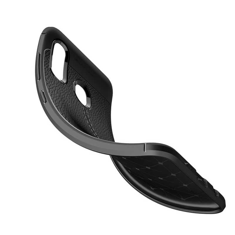 Huawei Honor 8C Kılıf Zore Niss Silikon Kapak Siyah