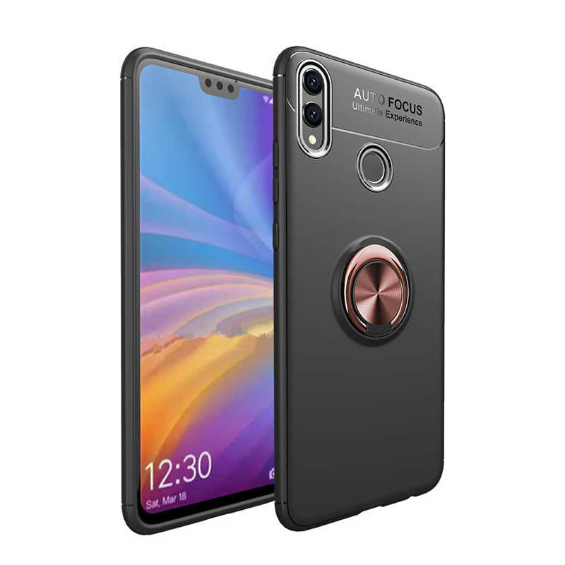 Huawei Honor 8C Kılıf Zore Ravel Silikon Kapak Kırmızı