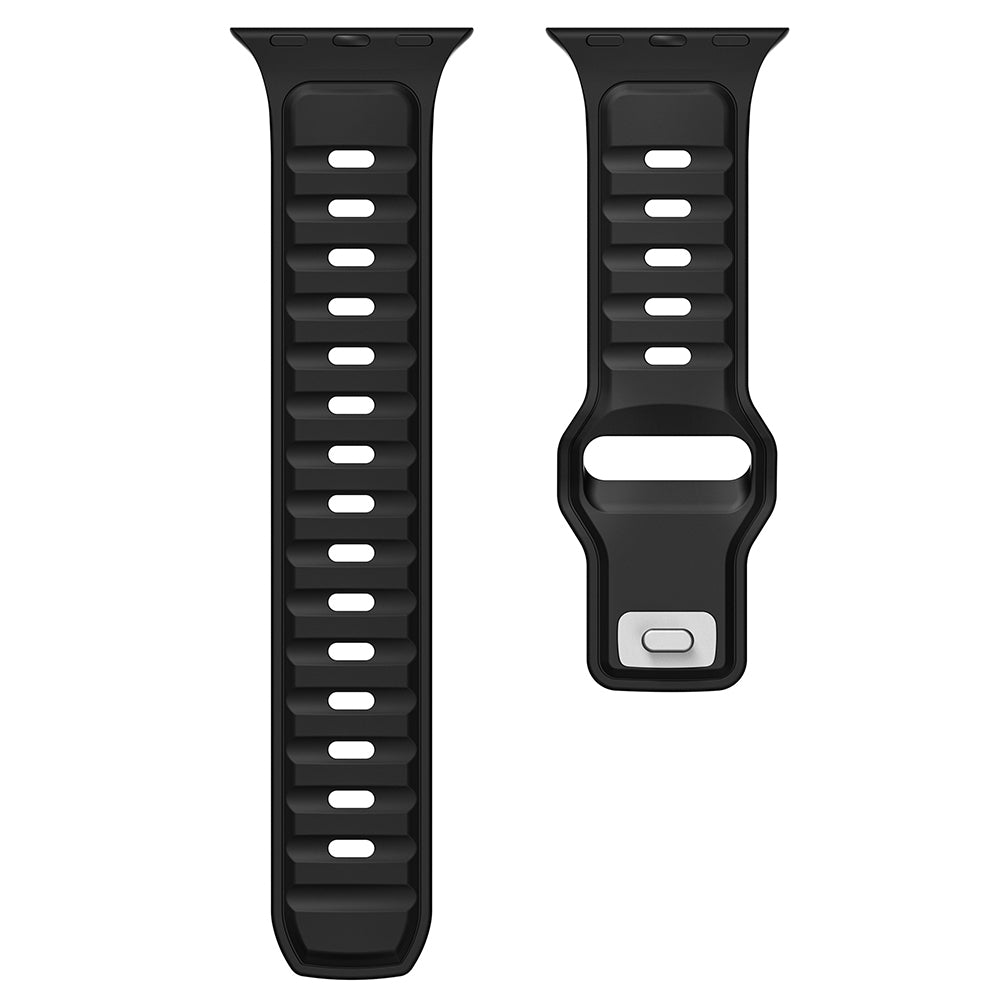 Huawei Honor Magic 2 46mm Zore KRD-135 22mm Silikon Kordon Strap Kayış Siyah-Turuncu