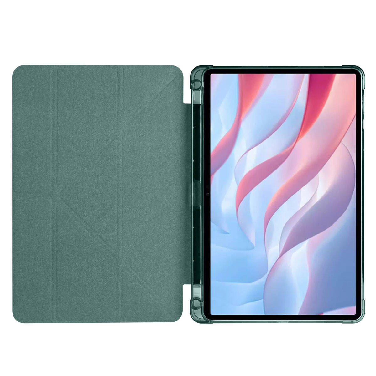 Huawei Honor Pad X8 Pro 11.5' Kılıf Zore Tri Folding Kalem Bölmeli Standlı Kılıf Siyah