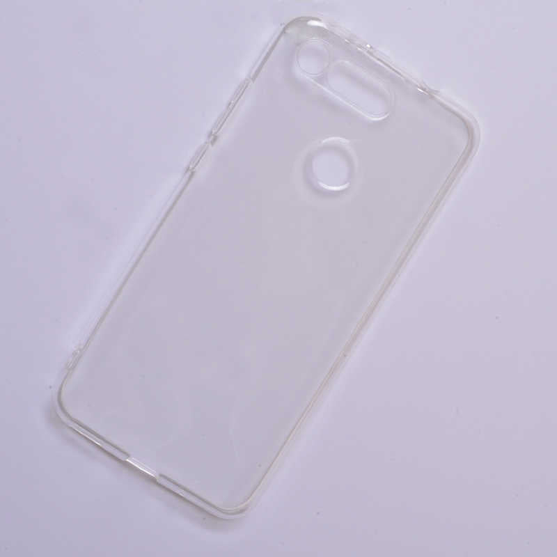 Huawei Honor View 20 Kılıf Zore Süper Silikon Kapak Renksiz