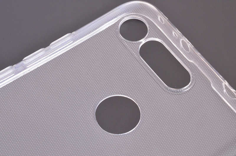 Huawei Honor View 20 Kılıf Zore Süper Silikon Kapak Renksiz