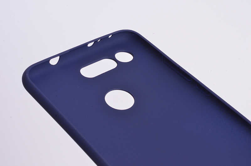 Huawei Honor View 20 Kılıf Zore Premier Silikon Kapak Mürdüm