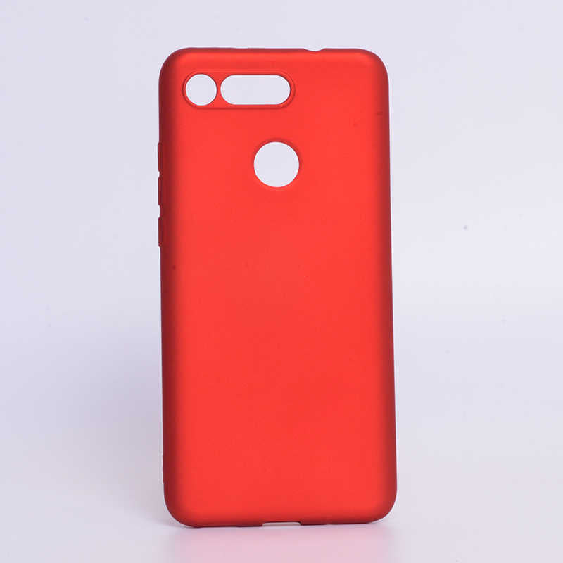 Huawei Honor View 20 Kılıf Zore Premier Silikon Kapak Kırmızı