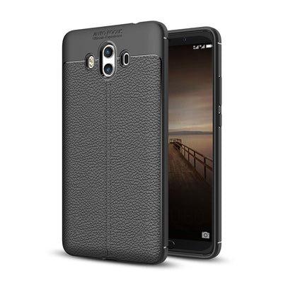 Huawei Mate 10 Kılıf Zore Niss Silikon Kapak Siyah