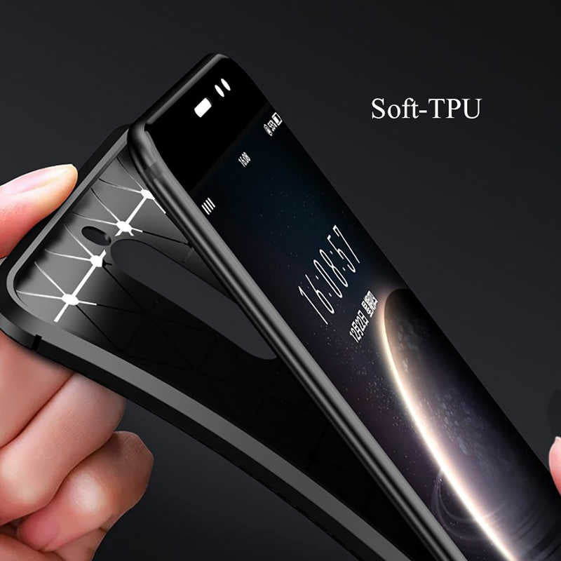 Huawei Mate 10 Lite Kılıf Zore Negro Silikon Kapak Kahverengi