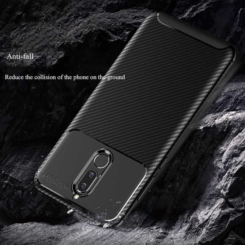 Huawei Mate 10 Lite Kılıf Zore Negro Silikon Kapak Kahverengi