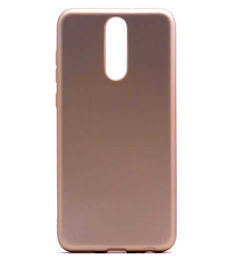 Huawei Mate 10 Lite Kılıf Zore Premier Silikon Kapak Gold