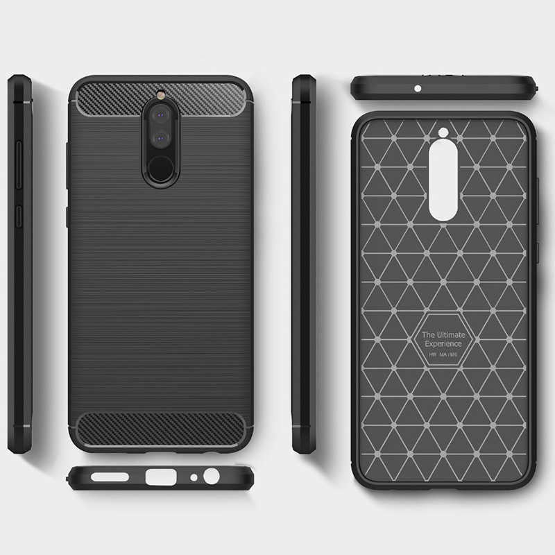 Huawei Mate 10 Lite Kılıf Zore Room Silikon Kapak Lacivert