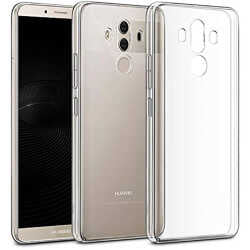 Huawei Mate 10 Pro Kılıf Zore Süper Silikon Kapak Renksiz