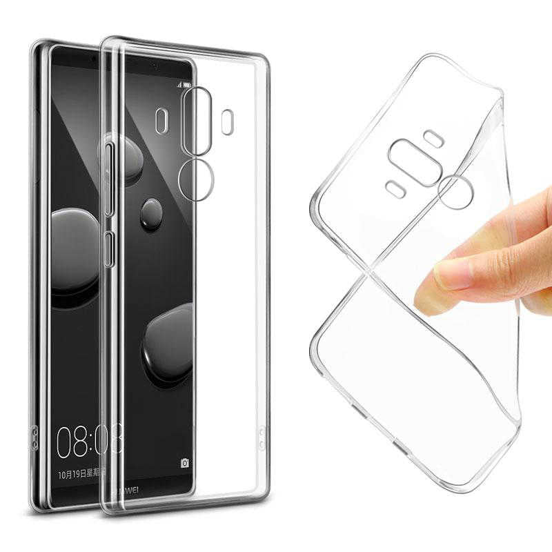 Huawei Mate 10 Pro Kılıf Zore Süper Silikon Kapak Renksiz