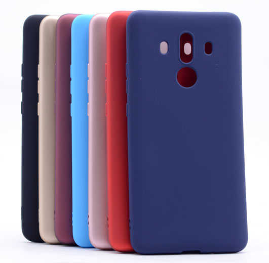 Huawei Mate 10 Pro Kılıf Zore Premier Silikon Kapak Mavi