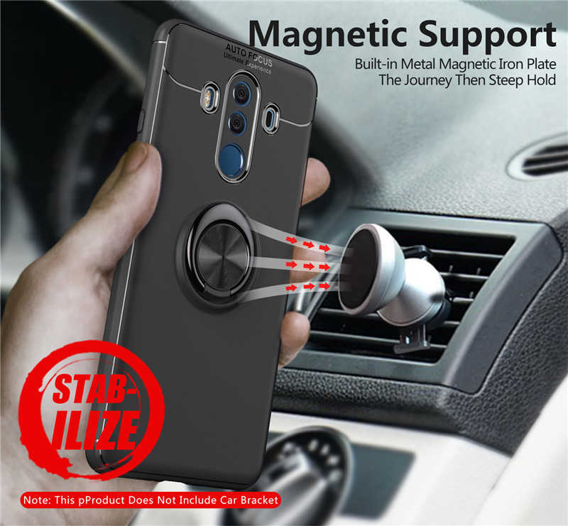 Huawei Mate 10 Pro Kılıf Zore Ravel Silikon Kapak Kırmızı