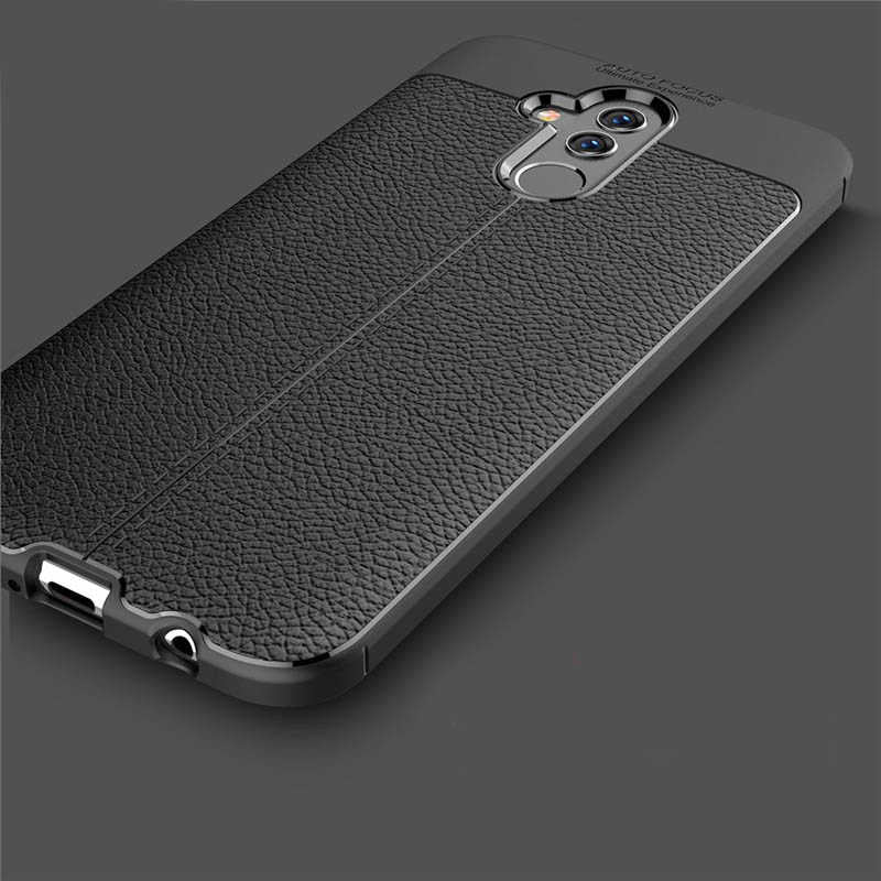 Huawei Mate 20 Lite Kılıf Zore Niss Silikon Kapak Kırmızı