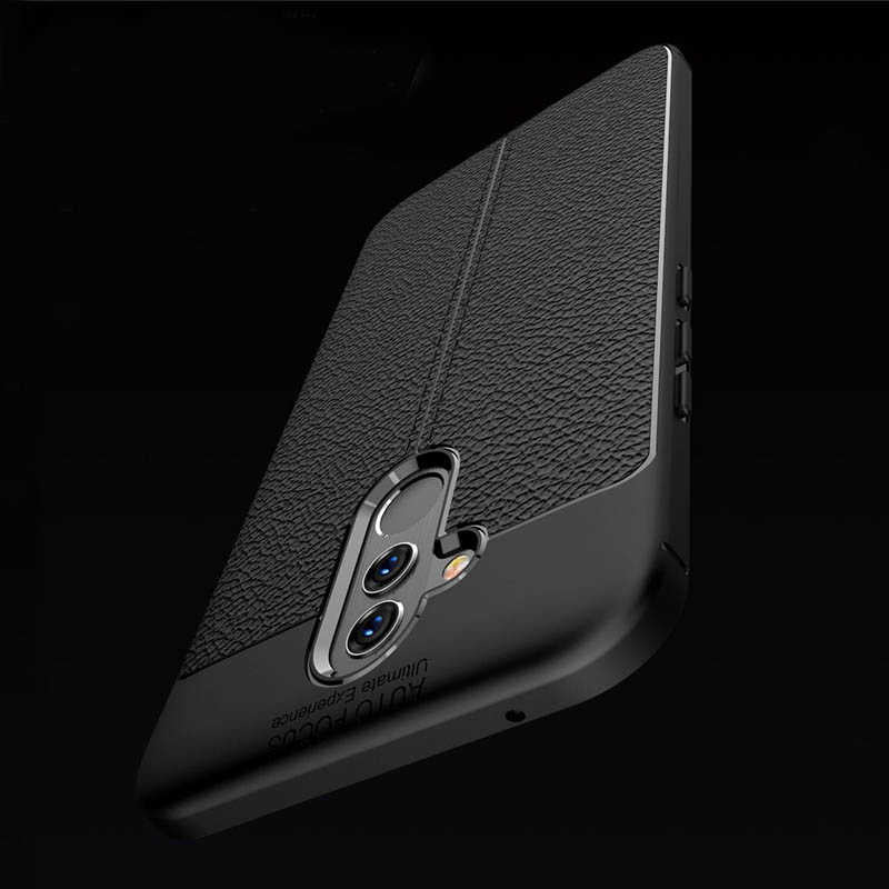 Huawei Mate 20 Lite Kılıf Zore Niss Silikon Kapak Kırmızı