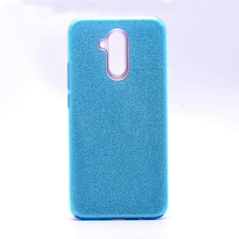 Huawei Mate 20 Lite Kılıf Zore Shining Silikon Gümüş