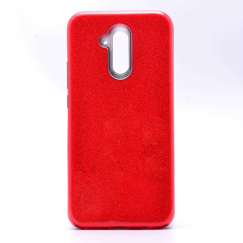 Huawei Mate 20 Lite Kılıf Zore Shining Silikon Kırmızı