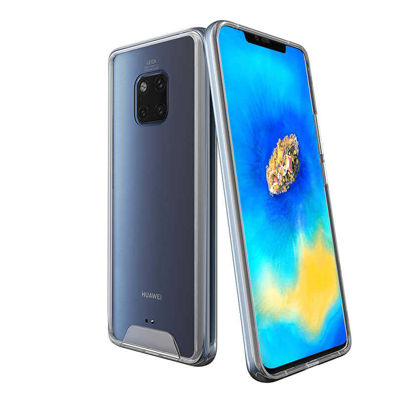 Huawei Mate 20 Pro Kılıf Zore Gard Silikon Renksiz